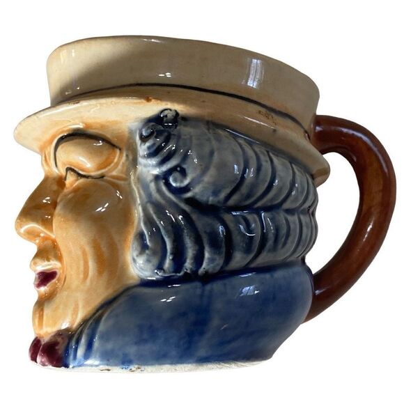 Vintage Toby Small Character Head Mug Made in Occupied Japan 1950s - Picture 2 of 12
